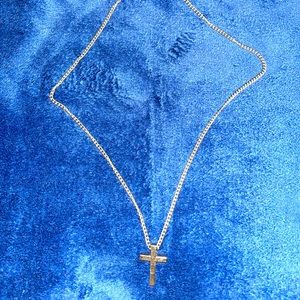 Titanium Cross and Chain